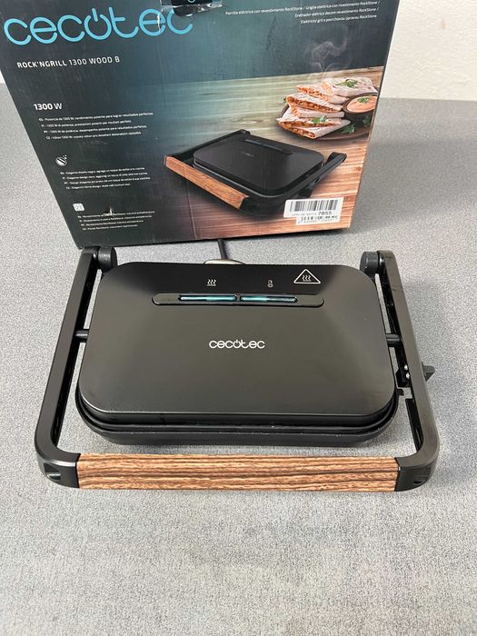 Електрически грил Cecotec Rock'NGrill 1300 Wood B