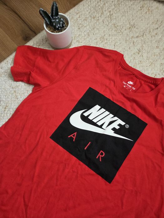 Tricou nou nike rosu marime m unisex oferta bumbac