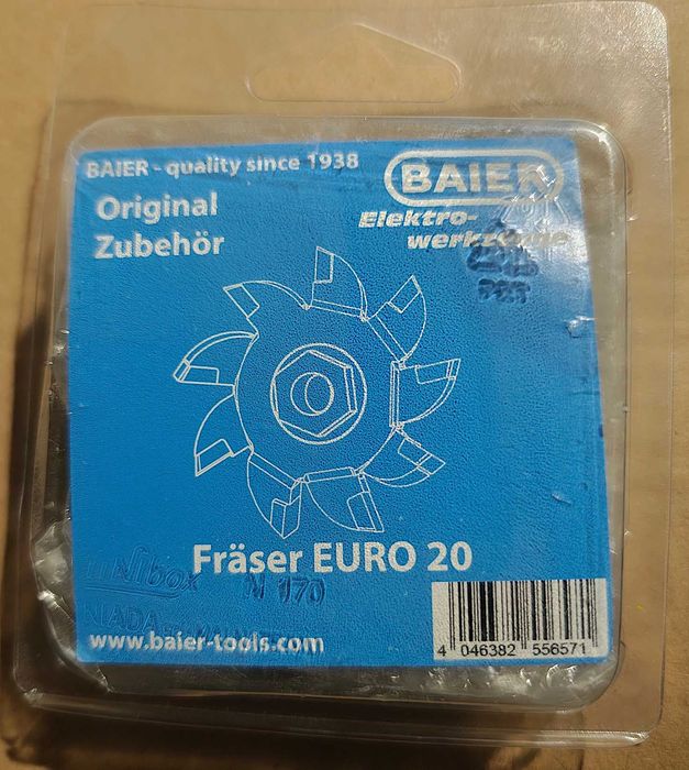 Baier Eurofraser 20mm freza cutit disc slituit canale nou