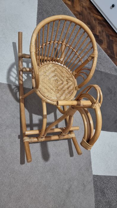 Balansoar copii calut din ratan natural