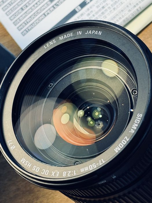 Объектив Sigma 17-50 f2.8 для Nikon
