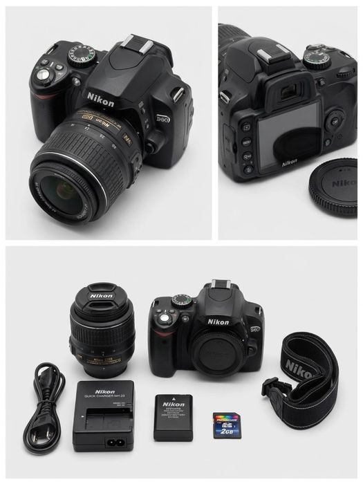 Фотоаппарат Nikon D60 (18-55mm VR) сатылады