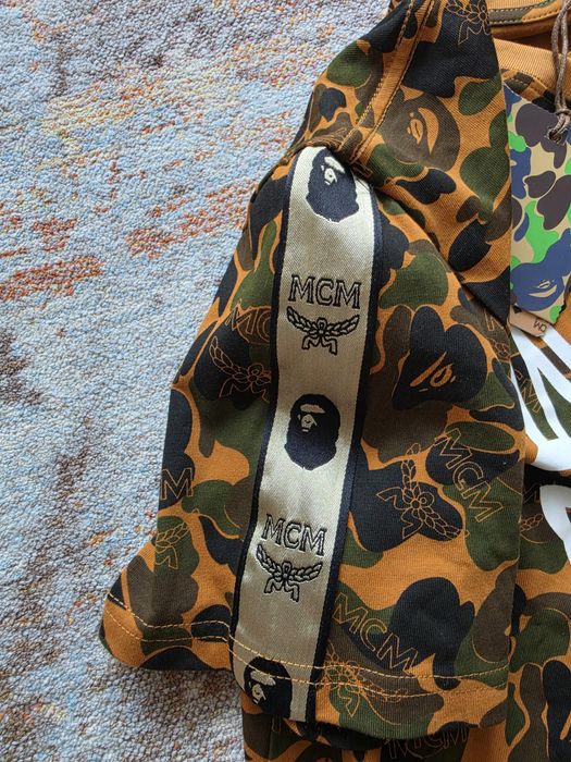 Футболка Bape x MCM