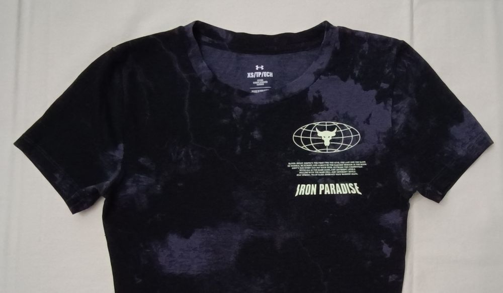 Under Armour UA x The Rock Project Tee оригинална тениска XS памучна фланелка спорт