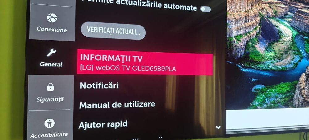 TELEVIZOR 4K LG oled65b9pla ,164cm