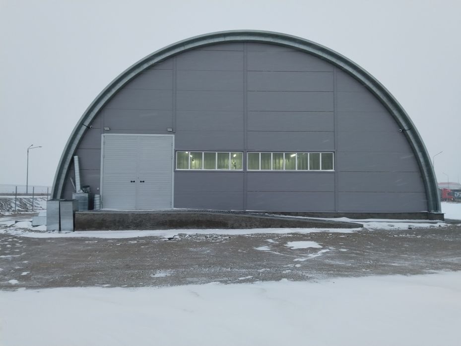 Ангар без каркасный
