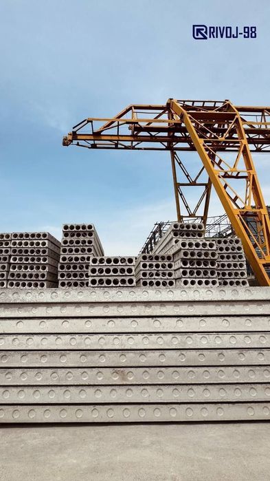 1pk Temir beton plitalar 2 metrdan 8.5 metrgacha