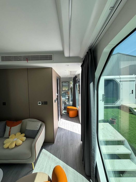 Капсульные дома с мебелью и современным дизайном -готовые к проживанию