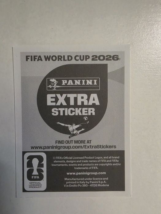 Vand panini extra sticker gold Jude Bellingham