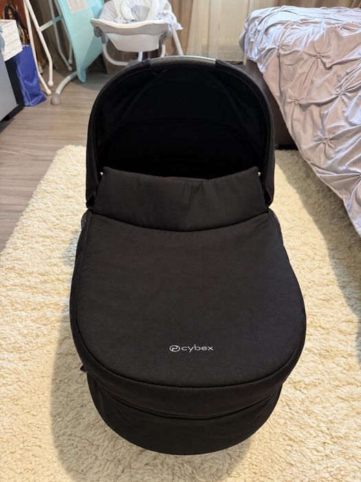 Landou Cybex COT S  Balios S Lux / Folosit 1 LUNA / Produs ca NOU/ 2 Huse Landou 2 Plase Tantari CADOU