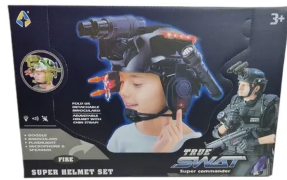 Игровой набор "Полицейский", шлем спецагент