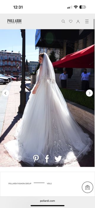 Voal Mireasă Pollardi