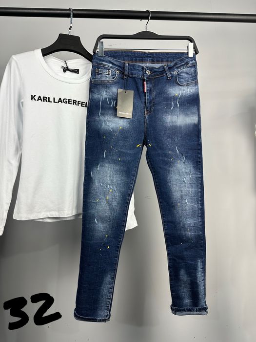 Dsquared дамски сини  дънки