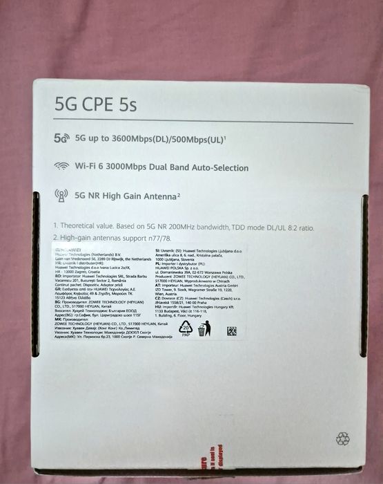 Vând router Huawei 5G CPE 5s – Deblocat în orice rețea