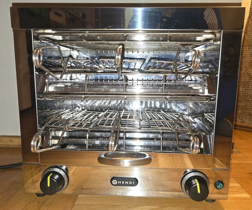 HENDI Multi Toaster – Професионален двуетажен тостер с 6 щипки