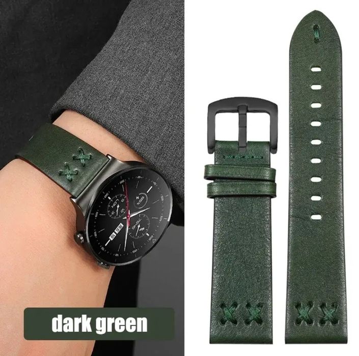 Кожанный ремешок для часов 20 мм