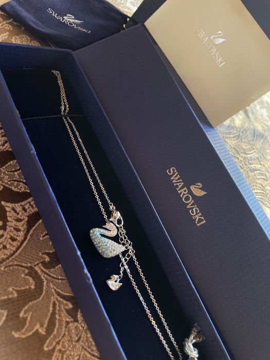 Lantisor Swarovski lebada