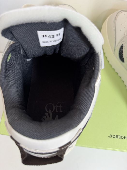 Adidasi/Sneakers Sponge Mid Top White Black