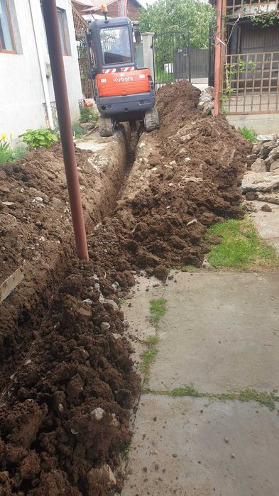 Inchiriere utilaje sapatura excavator/miniexcavator/transport agregate