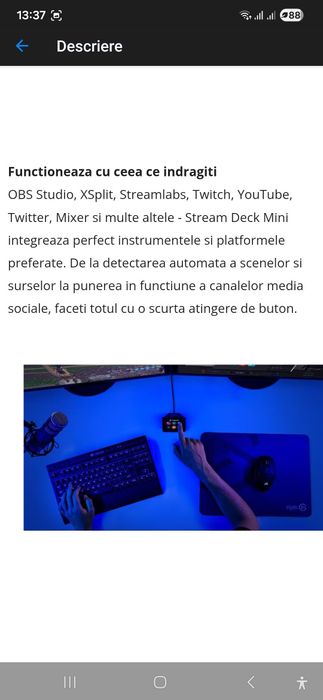 Stream Deck 6 butoane