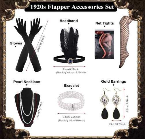 Дамски костюм в стил Гетсби, официална рокля