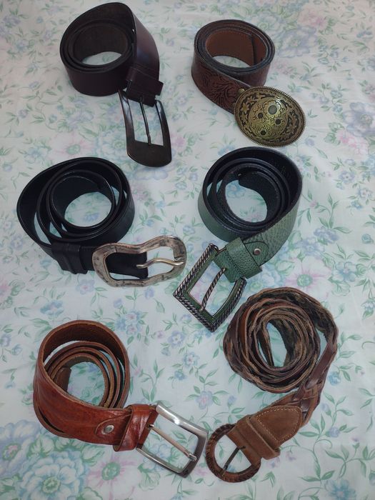 Дамски кожени колани