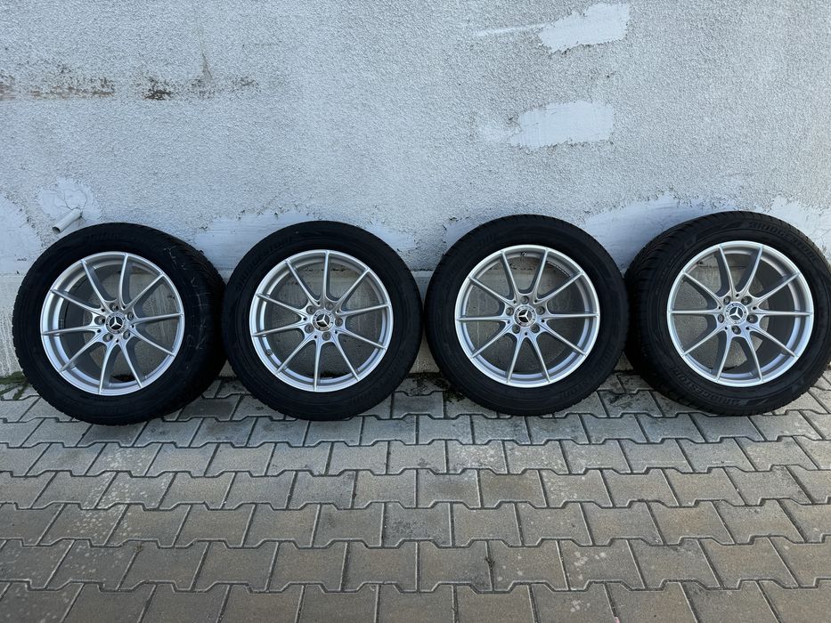 Jante aliaj mercedes S-class pe 18 cu anvelope de iarna