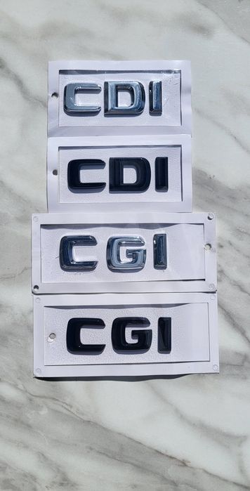 Емблема CDI, CGI за Mercedes / Надпис CDI, CGI за Мерцедес / CDI , CGI