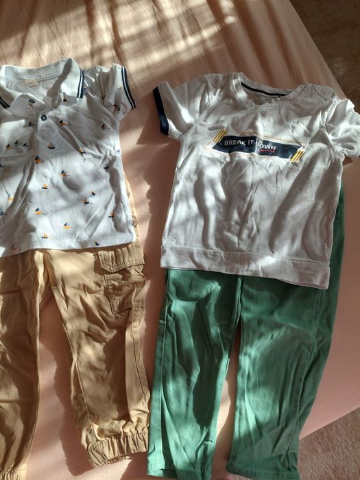 Лот дрехи за момче 86-92см летни