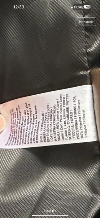 Geaca piele dama river island