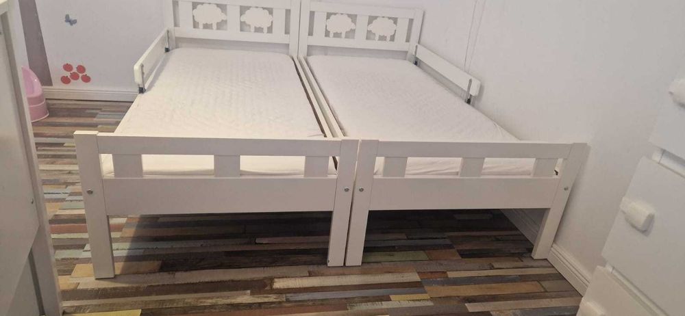 Pat copil Ikea  cu saltea  inclusa stare excelenta