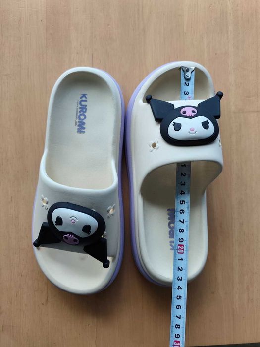 Джапанки Kuromi (Sanrio) с платформа, р-р 36/37