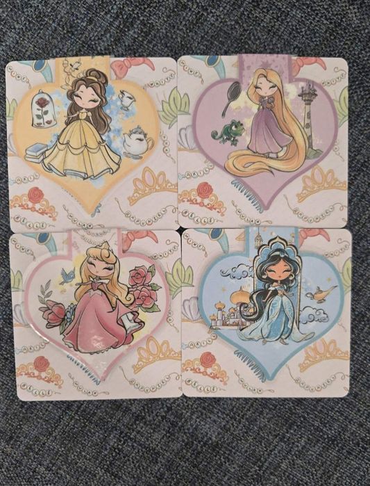 Чудесни книгоразделители на принцесите Рапунцел,  Жасмин, Аврора, Бел