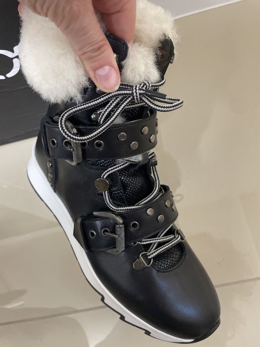 Кожени боти с вълна Ciaboo