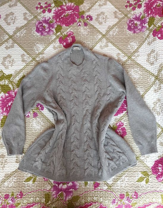 Pulover lana oversize gri Maerz