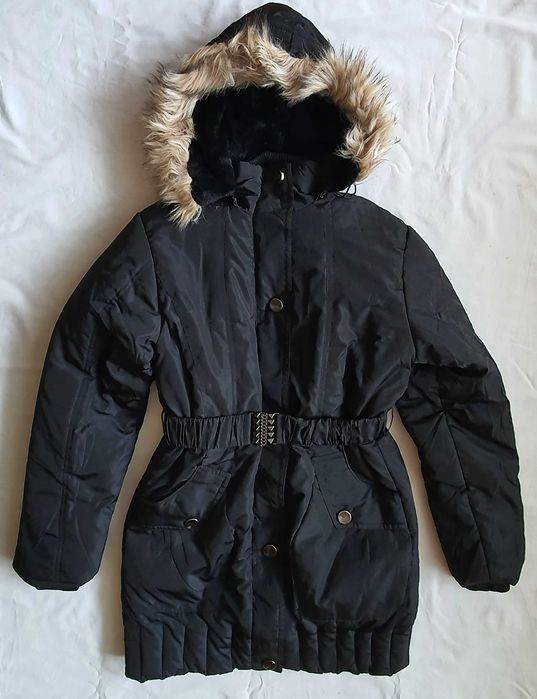 Дамско дълго яке с качулка