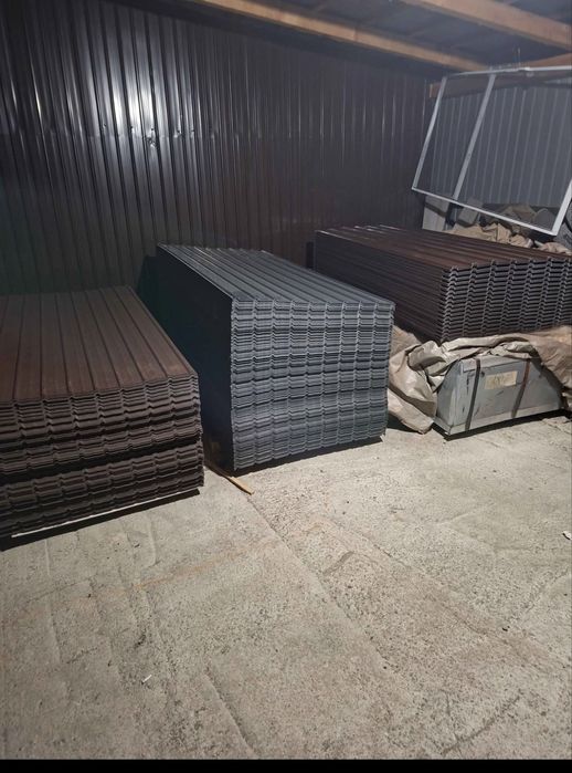 Tabla cutata maro gri zincata