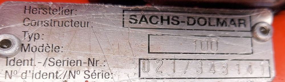 моторен трион sach dolmar 100  (Бензинова резачка)