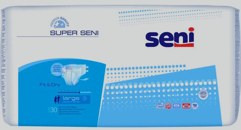 Памперсы " Super Seni "р. L 3- ка