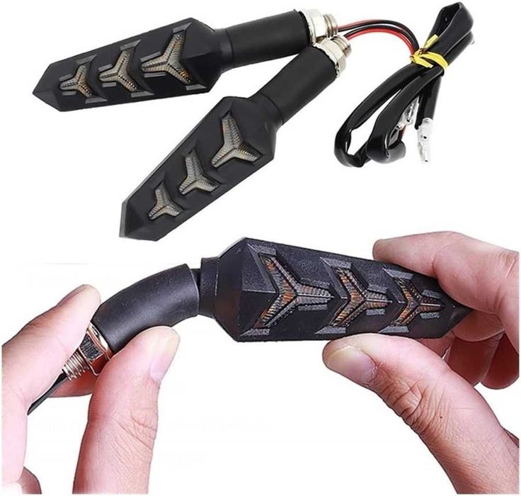 Диодни LED мигачи с бягащa светлина за Мотор/Скутер/Атв - 2бр.