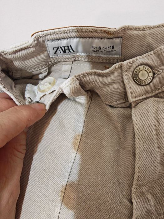 Blugi evazati Zara copii fetite mărimea 116