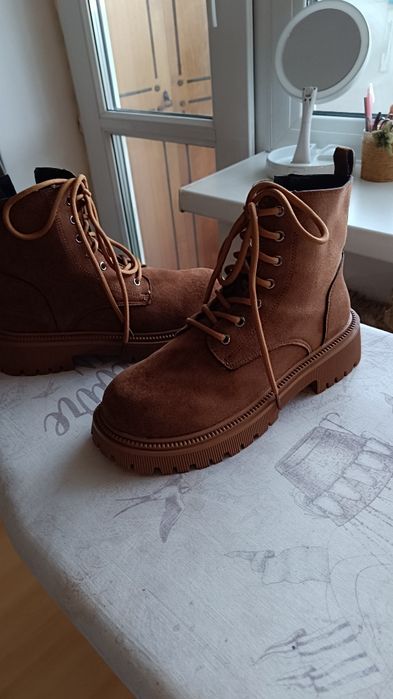Ботинки весна замшевые