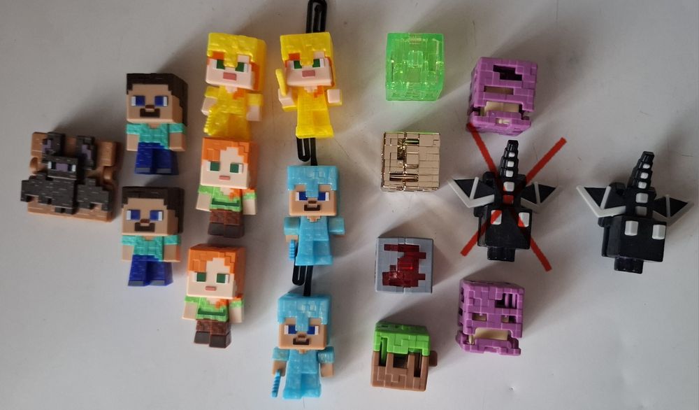 Фигурки игрушки киндер майнкрафт