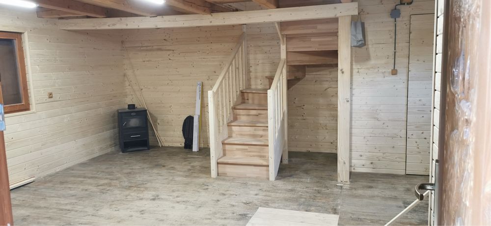 Cabana langa partia de ski bucin harghita