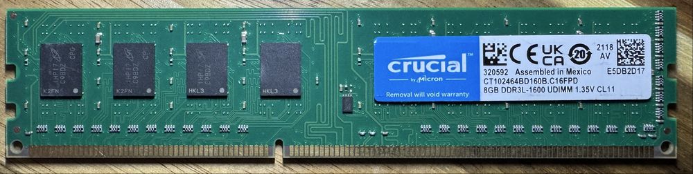 Memorii RAM Desktop 8GB DDR3 / DDR3L 1600MHz + 1333MHz