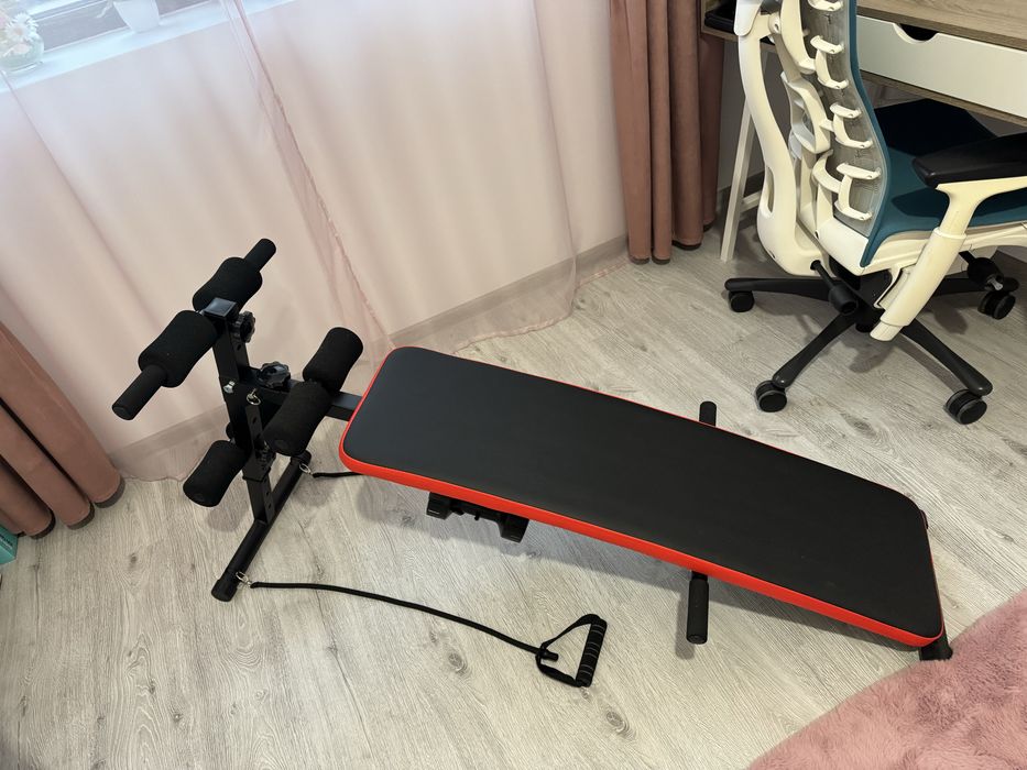 Banca exercitii cu extensoare si gantere! Noua!