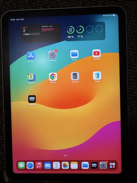 Apple iPad 10 (2022) 64GB Wi-Fi Silver + Apple Pencil Original + Husa + Cutie