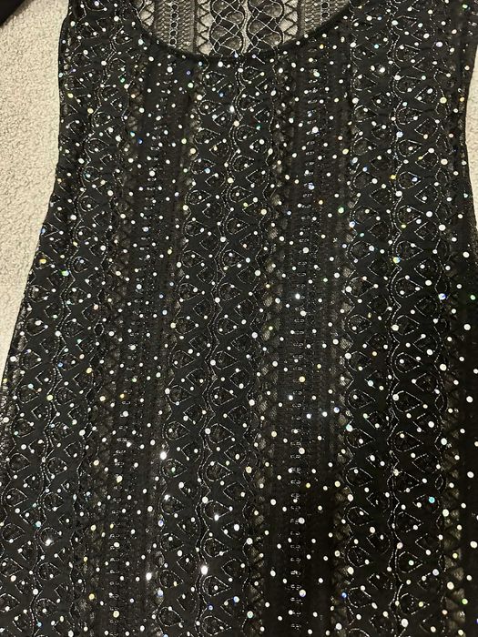 Фолклорен костюм за ориенталски танци - черна галабея