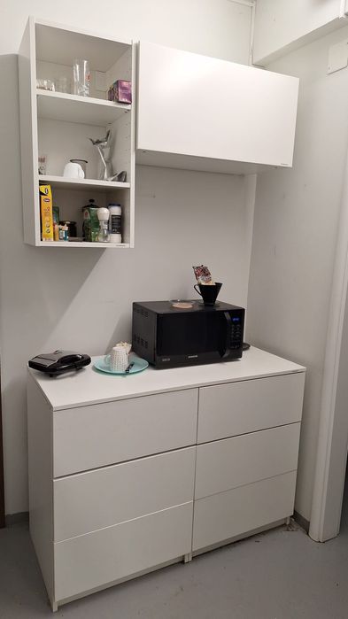 Mobilier alb de birou - MDF