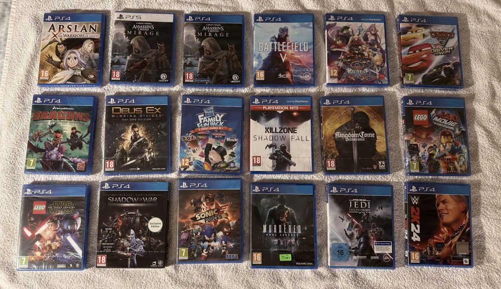 игри за PS4 и PS5 на цена 20 евро, Playstation игри за 20 €